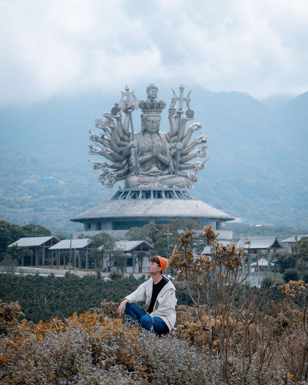 ▲淡水新地標「千手千眼觀世音菩薩坐佛聖像」。（圖／ig@carlositive @migaoda_portrait提供）