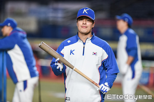 ▲12強棒球賽複賽，韓國隊於羅德海洋球場練球。（圖／記者林敬旻攝）