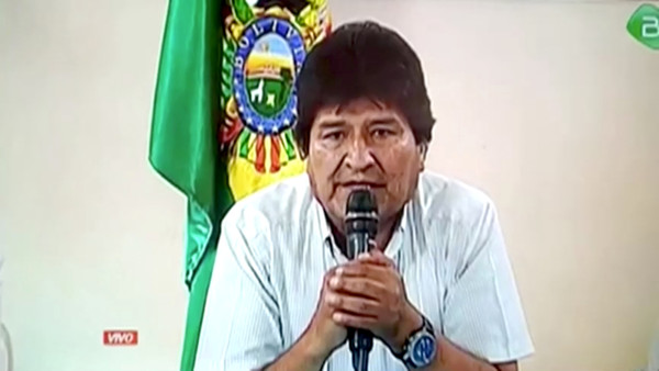 ▲▼ 玻利維亞總統莫拉萊斯（Evo Morales）10日宣布請辭。（圖／路透）