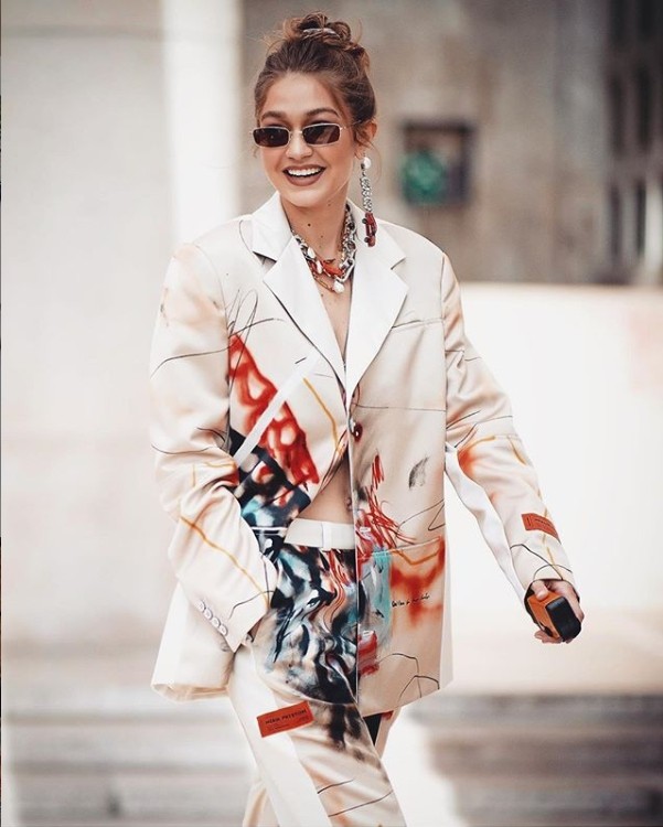 ▲GIGI 穿搭被批不性感 。（圖／達志、IG/gigihadid）