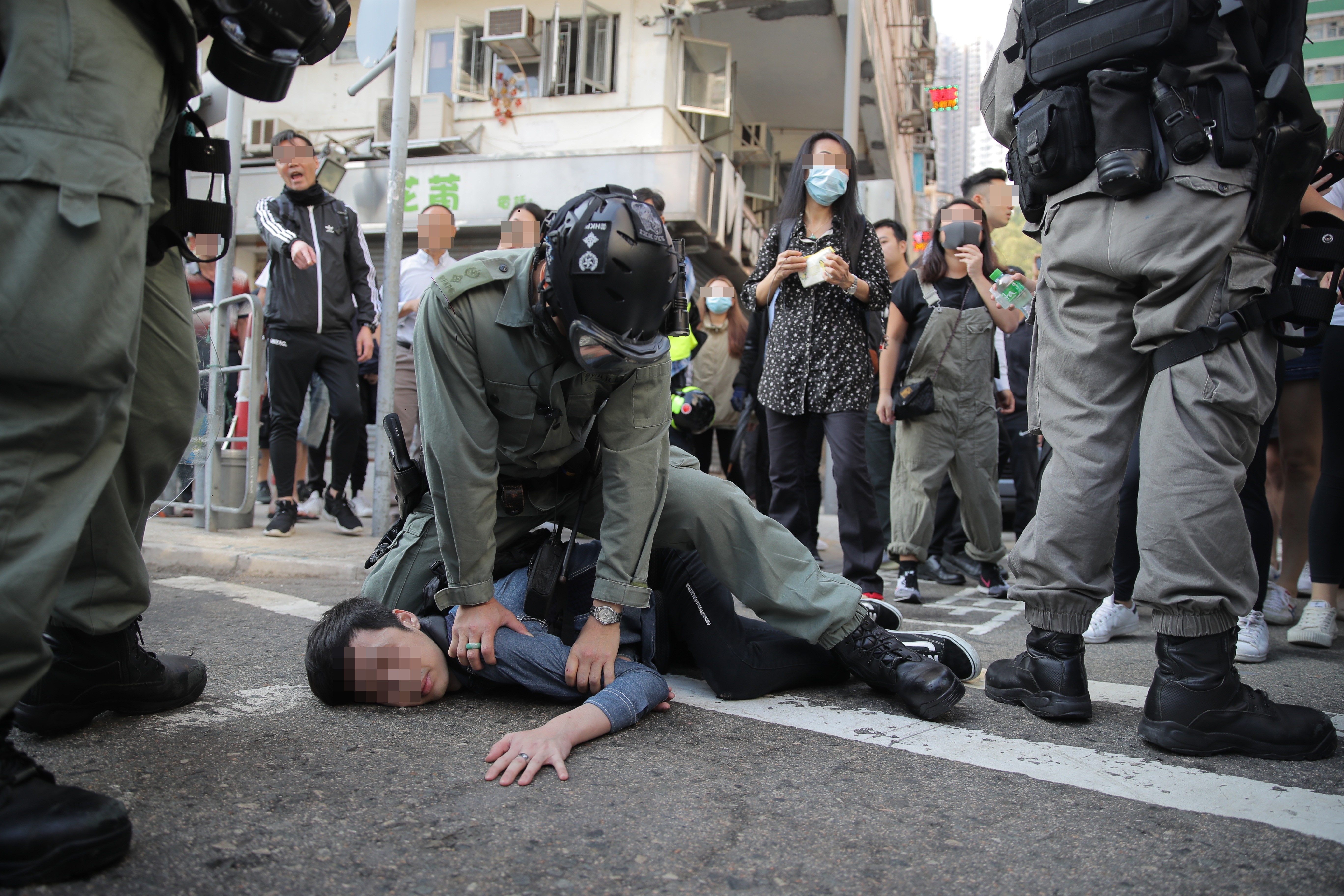 ▲▼香港11.11發動三罷、黎明行動。（圖／達志影像／美聯社）