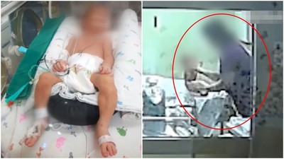 女嬰摔到「頭蓋骨碎裂」！監視器只剩黑畫面　擲嬰護士捧大肚免羈押