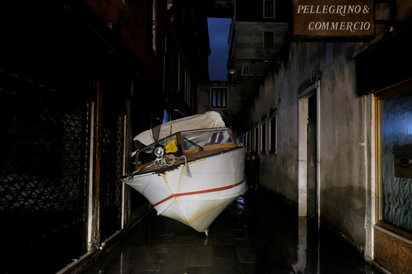 ▲威尼斯大水、淹水、洪水。（圖／路透社）