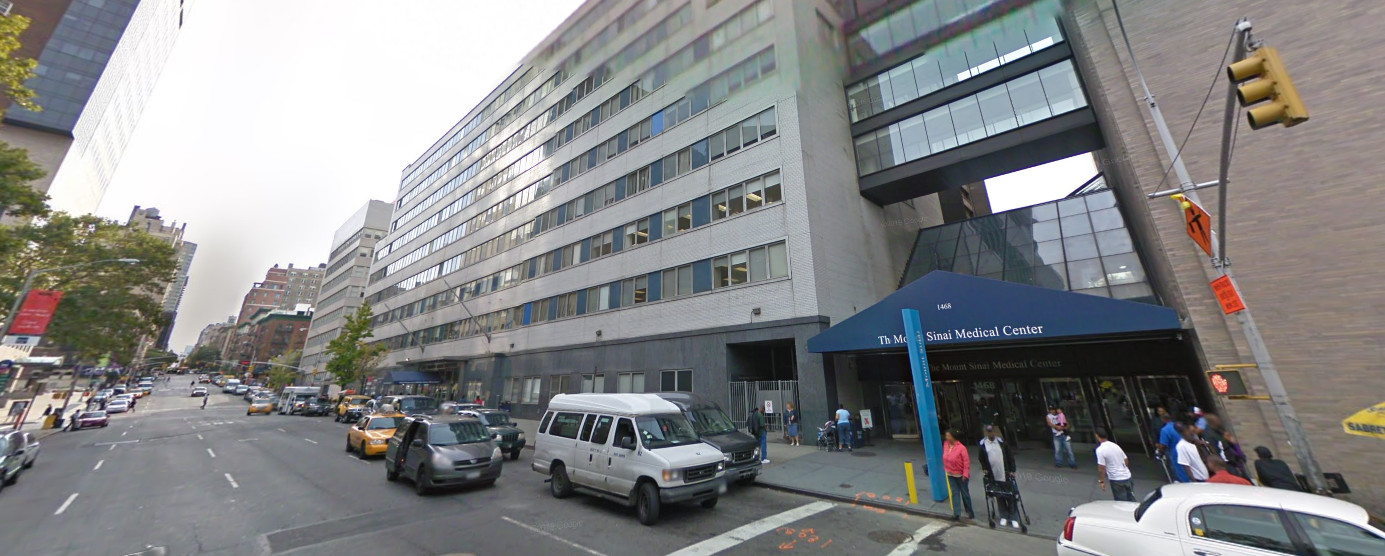 ▲▼紐約西奈山醫院（Mount Sinai Hospital）。（圖／翻攝自Google Map）