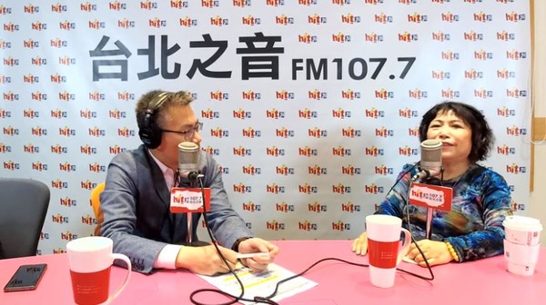 ▲葉毓蘭接受廣播節目專訪。（圖／翻攝自hitFM）