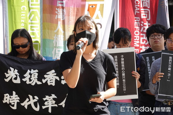 ▲▼13團體力挺香港，呼籲港府回應五大訴求。（圖／記者曾俊豪攝）