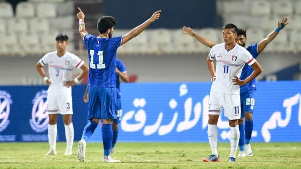 ▲▼世足資格賽，中華男足0比9 科威特            。（圖／科威特足協）