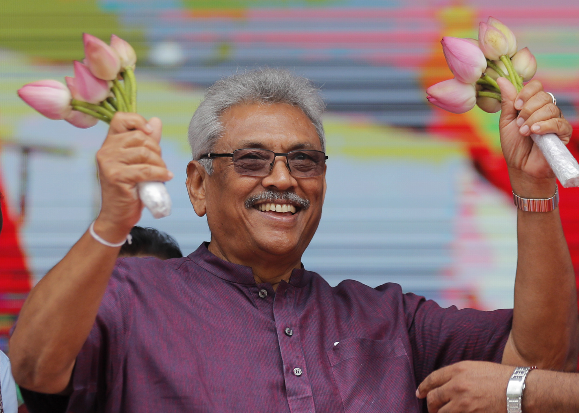 ▲斯里蘭卡總統拉賈帕克薩辭職下台。（圖／達志影像／美聯社）