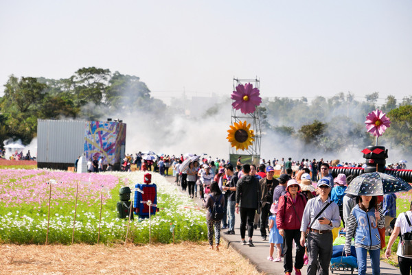 ▲2019桃園花彩節中壢展區登場