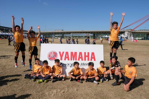 ▲第十一屆YAMAHA CUP，淡水獵豹(橘)。（圖／台灣山葉機車提供）