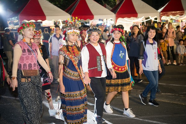 ▲▼ 嘉義市108年都市原住民族「舞妮囊」聯合豐收祭。（圖／記者翁伊森翻攝）