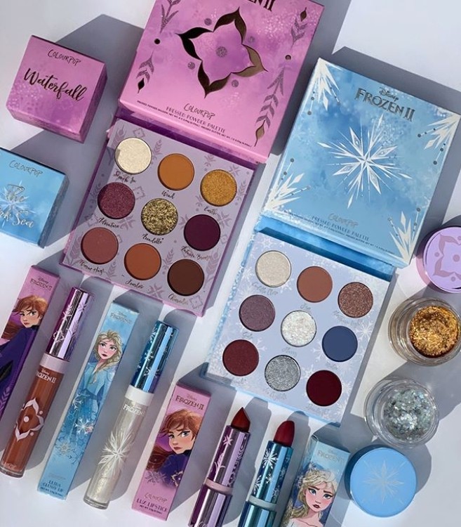 ▲colourpop X frozen 2。（圖／翻攝自colourpop）