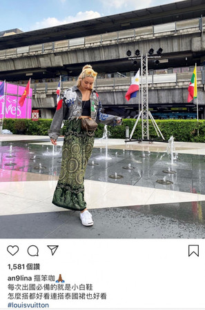 Angelina同時間也在泰國。（圖／翻攝自Angelina IG）