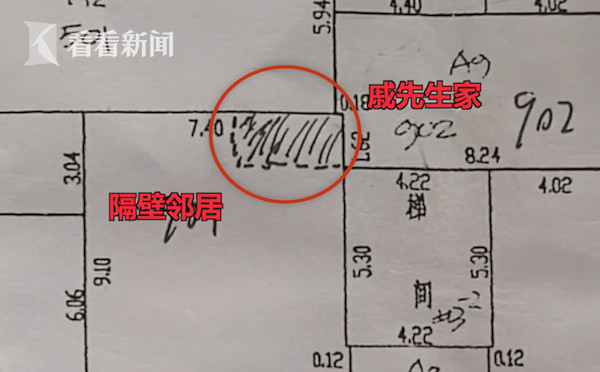 ▲▼他花全部積蓄買房，竟發現家裡的廚房和廁所屬於鄰居。（圖／翻攝自看看新聞）