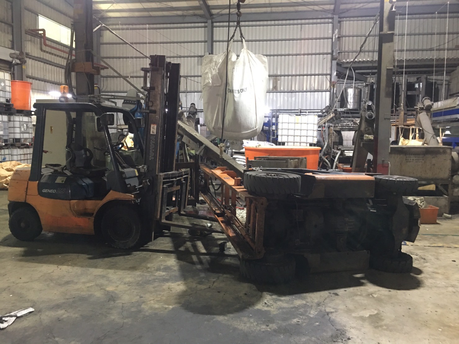 台南工廠堆高機側翻 工人遭壓 半身對折 慘死 奪命10秒畫面曝 Ettoday社會新聞 Ettoday新聞雲