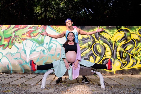 ▲羅美玲和Terry喜迎二寶。（圖／Terry提供）