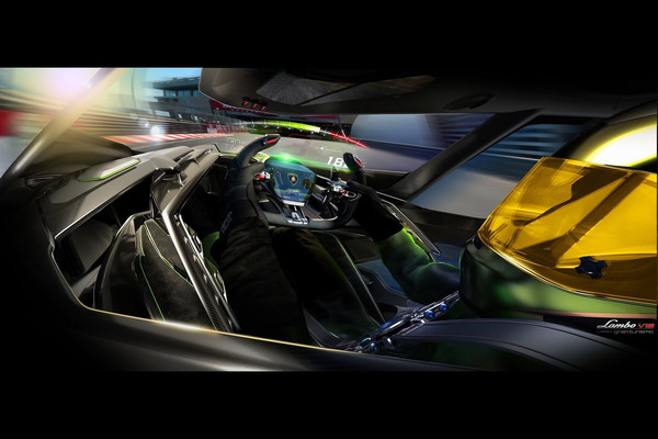 ▲藍寶堅尼真的做出「閃電霹靂車」！Lambo V12 Vision GT帥到爆。（圖／記者張慶輝攝）