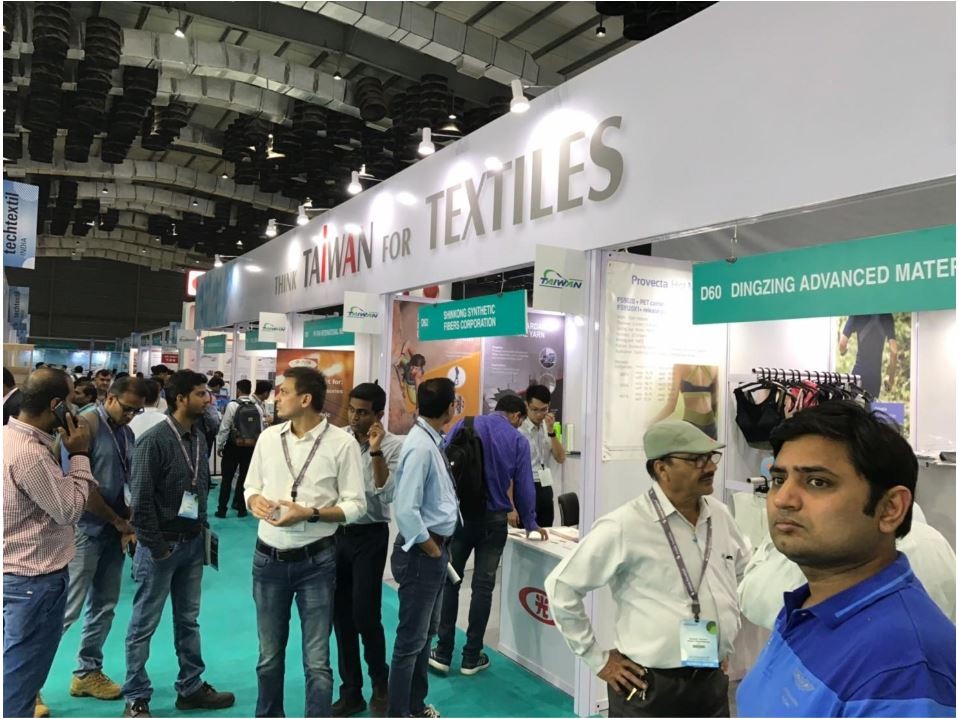 ▲▼ 紡拓會組團參加於印度孟買舉辦的「2019年印度Techtextil產業用紡織品展」。（圖／紡拓會提供）