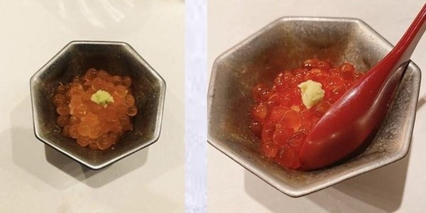 佐野雛子在社群網站分享美食照（右），被粉絲抓包同天渡邊翔太也曾上傳類似的照片。（翻攝自推特）