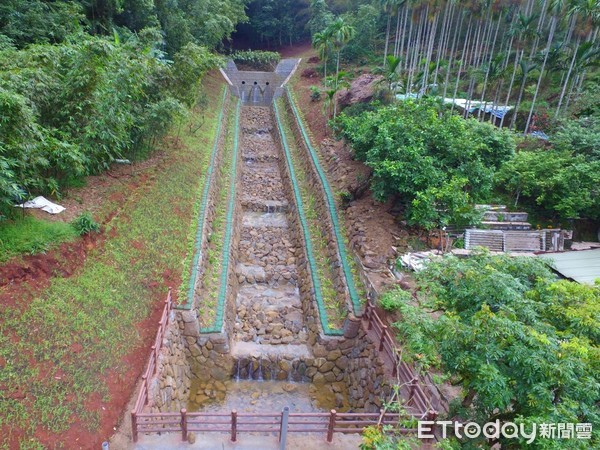 ▲ 全台第一工程與生態生態環境 金山清水下游護岸改善工程獲工程環境與美化獎。（圖／新北市農業局提供）