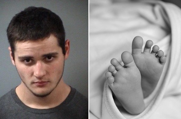 ▲美國20歲男子卡姆羅夫斯基（Mason Kamrowski）將5個月大女嬰猛烈搖晃致死。（圖／Grand Forks Sheriff Department、免費圖庫pixabay）