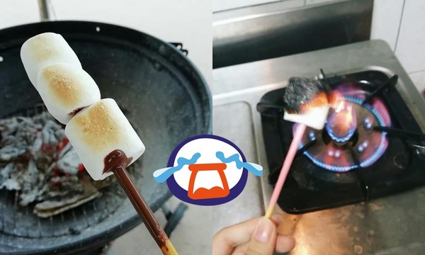 網上流傳神吃法 妹子開瓦斯爐 實錄棉花糖著火 崩潰焦3次 差點燒廚房 Ettoday生活新聞 Ettoday新聞雲