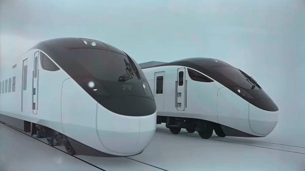 黑白雙色極簡風！台鐵443億採購「600輛城際列車」曝光　2021年服役。（圖／東森新聞）