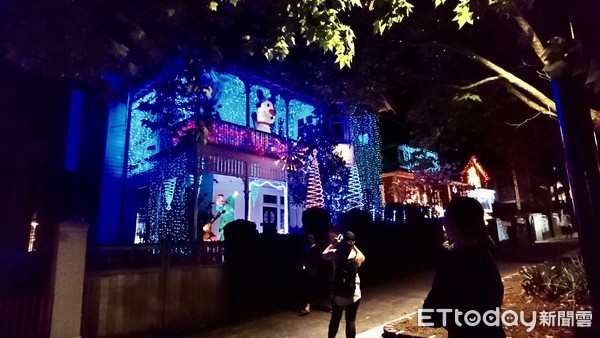 ▲▼ 紐西蘭奧克蘭耶誕燈飾一條街 franklin road   。（圖／記者陳詩璧攝）