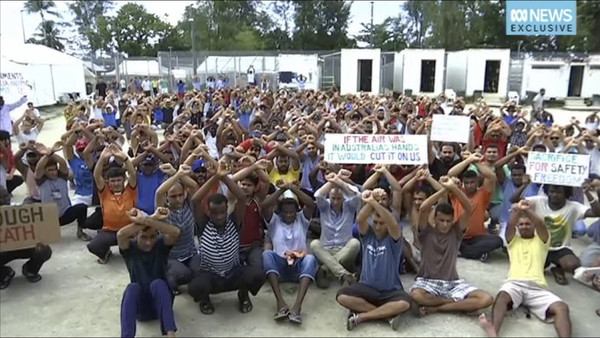 ▲巴布亞紐幾內亞（PNG）拘留中心的尋求庇護者。（圖／達志影像／美聯社）