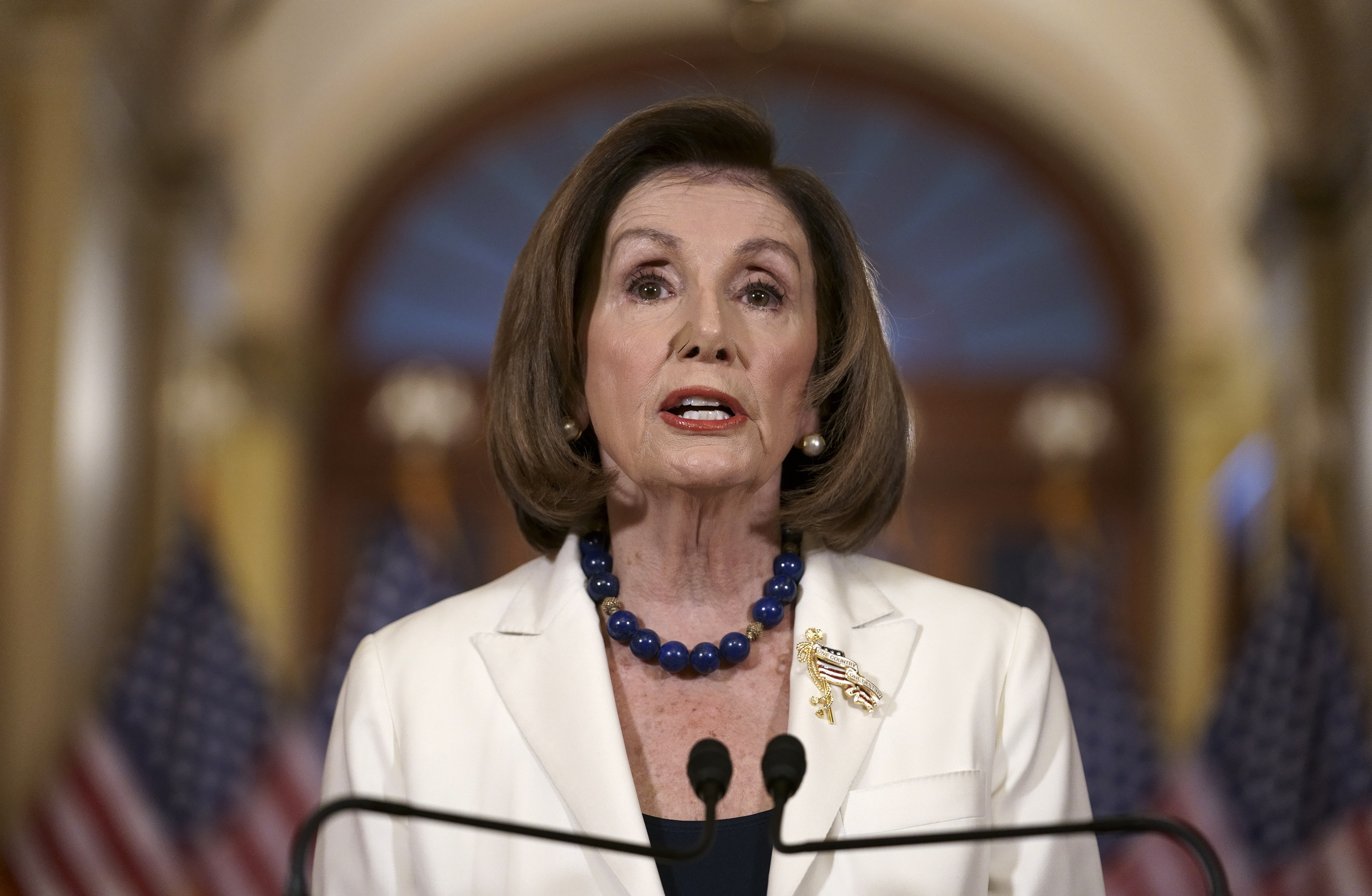 ▲▼美國眾議院議長裴洛西（Nancy Pelosi）。（圖／達志影像／美聯社）