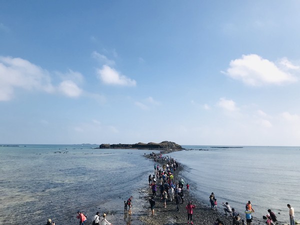 ▲▼澎湖摩西分海。（圖／雄獅旅遊提供）