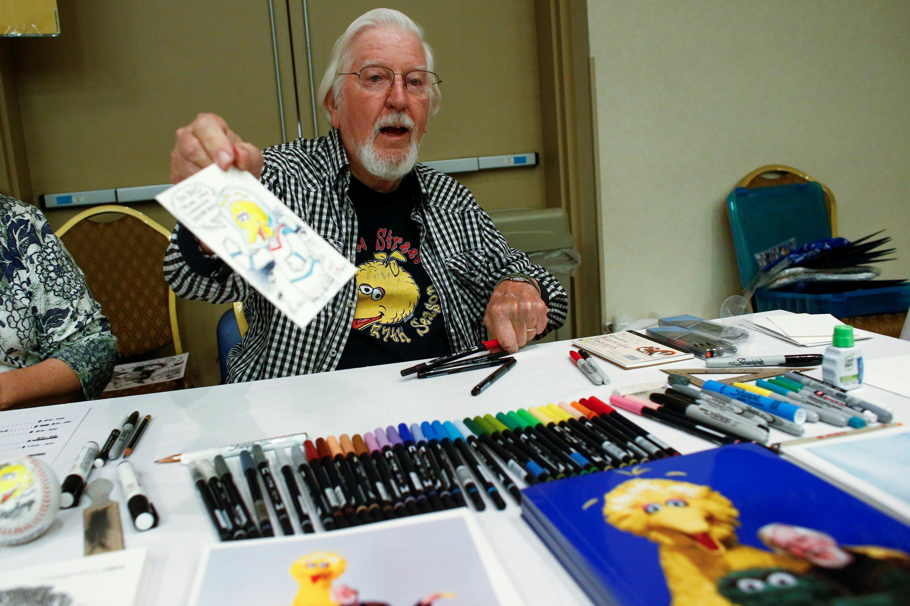 ▲▼《芝麻街》（Sesame Street）操偶師斯皮尼（Caroll Spinney）逝世，享壽85歲。（圖／路透）