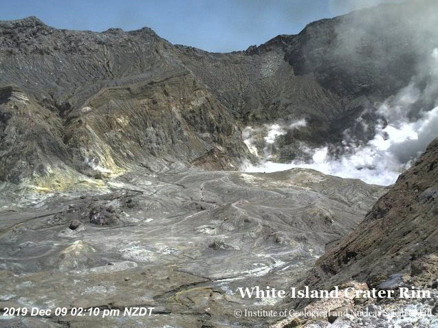 ▲▼ 紐西蘭懷特島（White Island）9日火山爆發。（圖／路透）