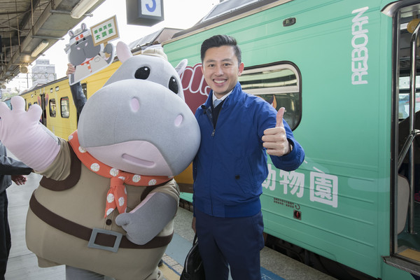 ▲新竹動物園彩繪列車。（圖／新竹市政府提供）