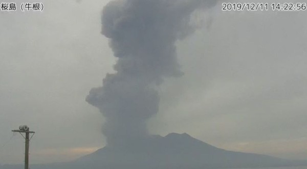 ▲▼日本櫻島火山噴發。（圖／翻攝しろくま推特）