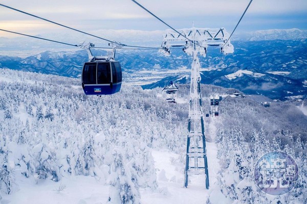 纜車支架都被雪景冰凍也是不意外的情況。