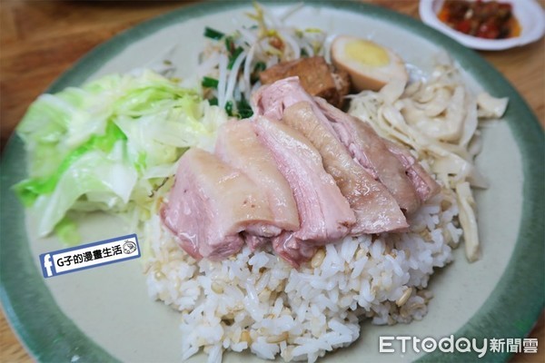 ▲大全鵝肉專賣店超值鵝肉飯便當。（圖／部落客G子的漫畫生活提供）