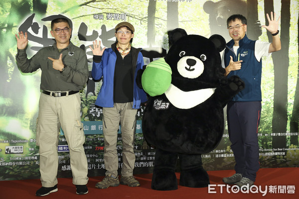 ▲▼《黑熊來了》首映記者會-黃修德,麥覺明,黃美秀。（圖／記者黃克翔攝）