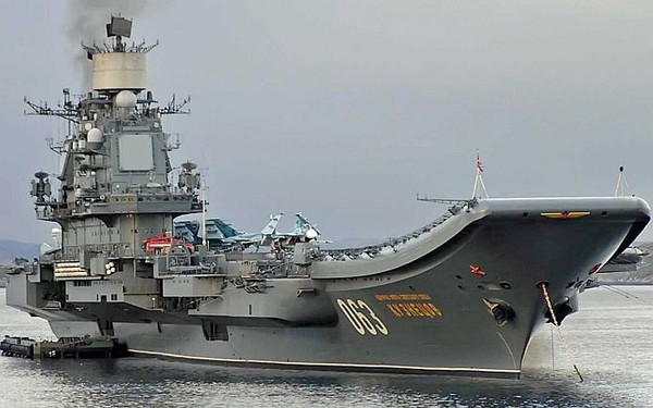 ▲俄羅斯唯一現役航母：「庫茲涅佐夫海軍上將號」。（圖／俄羅斯衛星網）