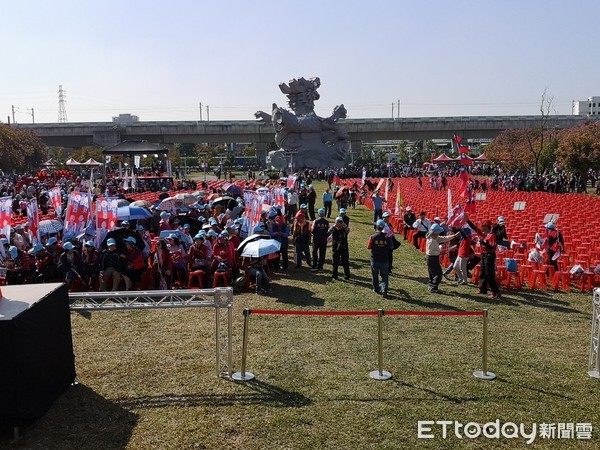 ▲國民黨總統候選人韓國瑜彰化競選總部成立。（圖／記者唐詠絮攝）