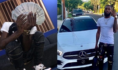 型男自拍钞票炫富 竟然全是偷的