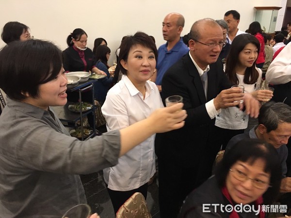 ▲台中明年總預算審查結束，議長張清照宴請府會人員。（圖／記者鄧木卿攝）