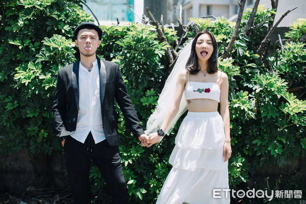 ▲▼高雋雅、Edward婚紗照。（圖／雞與花環照相館提供）