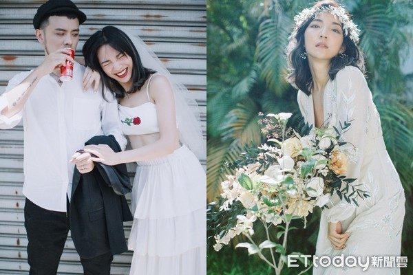 ▲▼高雋雅、Edward婚紗照。（圖／雞與花環照相館提供） 