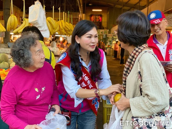 ▲台南市立委參選人林燕祝表示，她在「網路溫度計」全國立委新秀參選人調查中排名第16。（圖／記者林悅翻攝，下同）