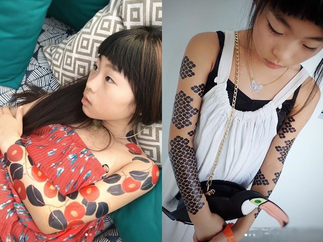 ▲日本小刺青師。（圖／翻攝自IG@noko_tattoo）