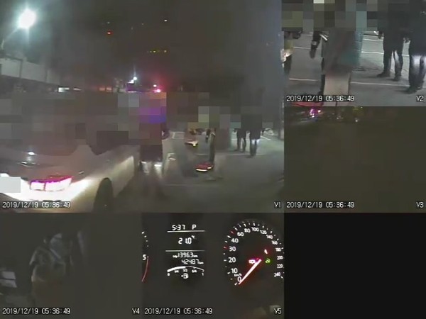 ▲友人酒後衝突 台中警方出動快打全數帶所釐清。（圖／記者李忠憲翻攝）