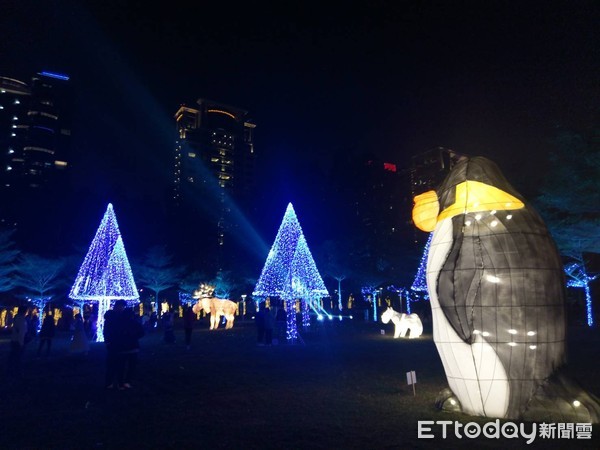 ▲台灣燈會文心森林公園副展區明天點燈。（圖／記者鄧木卿攝）