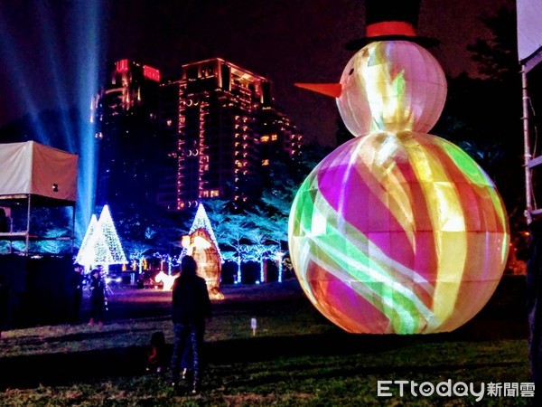 ▲台灣燈會文心森林公園副展區明天點燈。（圖／記者鄧木卿攝）