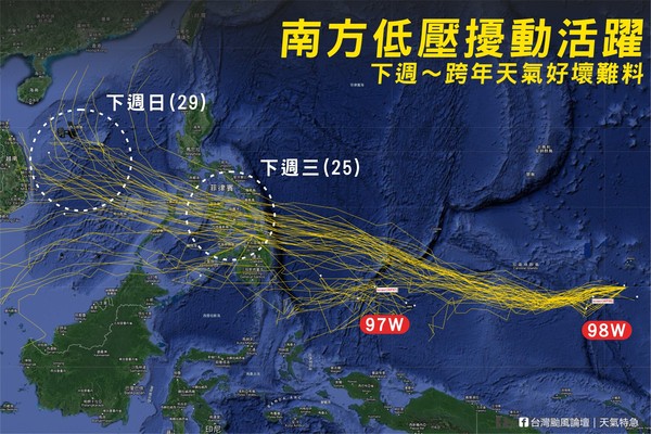 12月還有颱風 太平洋 2低壓擾動 活躍跨年天氣變數大 Ettoday生活新聞 Ettoday新聞雲